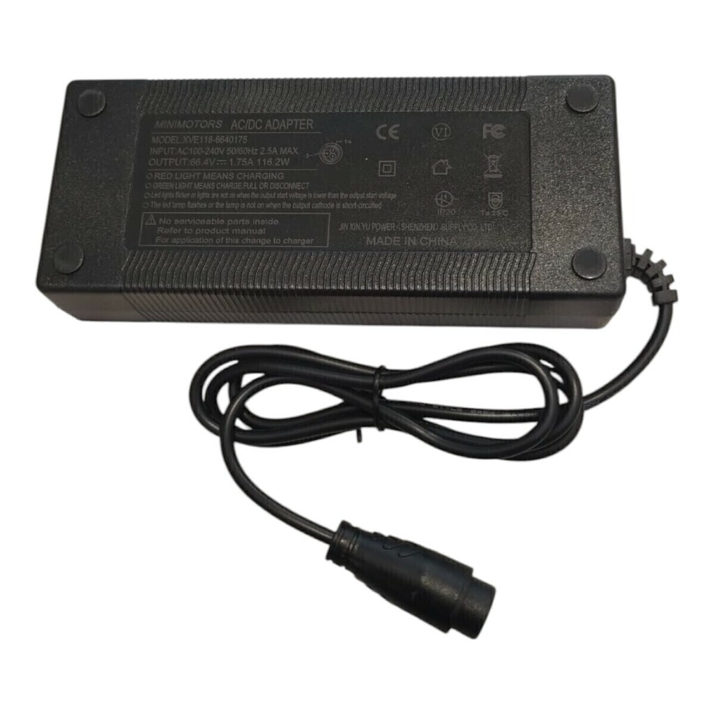 Cargador Litio Ion Para Monopatín Eléctrico 60v