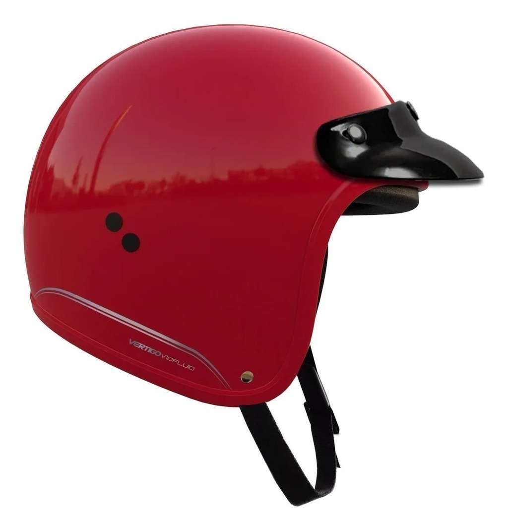 Casco Abierto Vertigo V10 Fluid Rojo