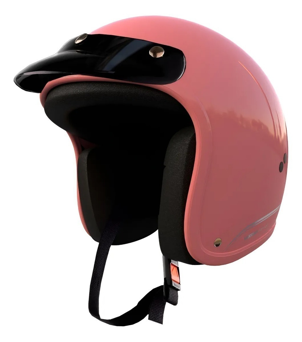 Casco Abierto Vertigo V10 Fluid Rosa Salmon