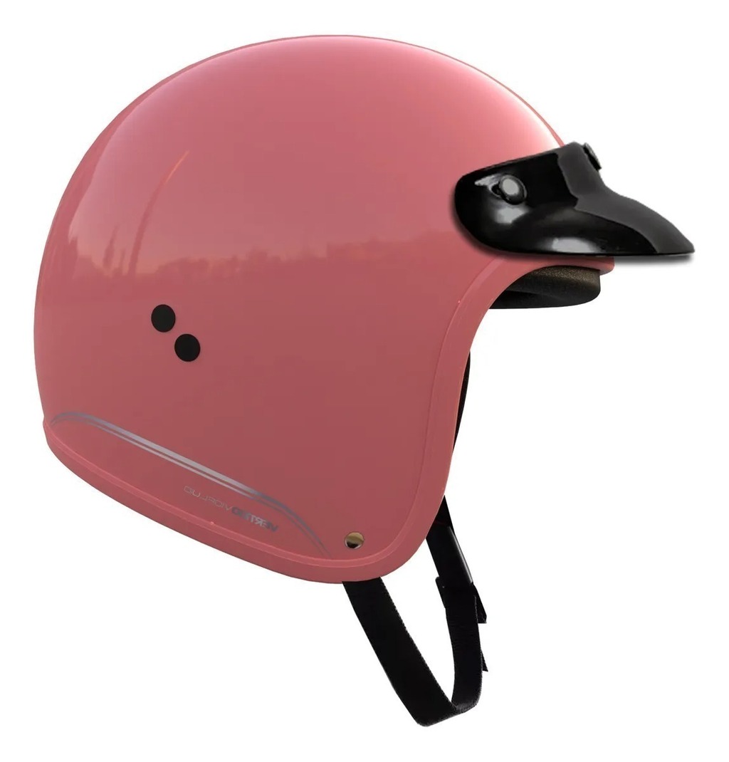 Casco Abierto Vertigo V10 Fluid Rosa Salmon