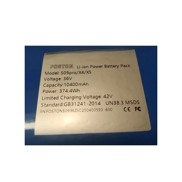 Bateria Monopatín Eléctrico 36v 10.4 Ah Reales