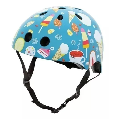 Casco Infantil Hornit Bici Monopatin Skate Luz Trasera