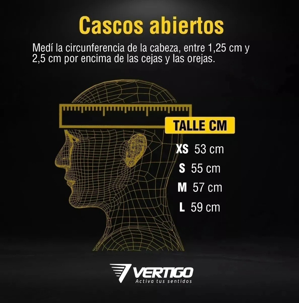 Casco Abierto V10 Fluid Vertigo Negro Mate