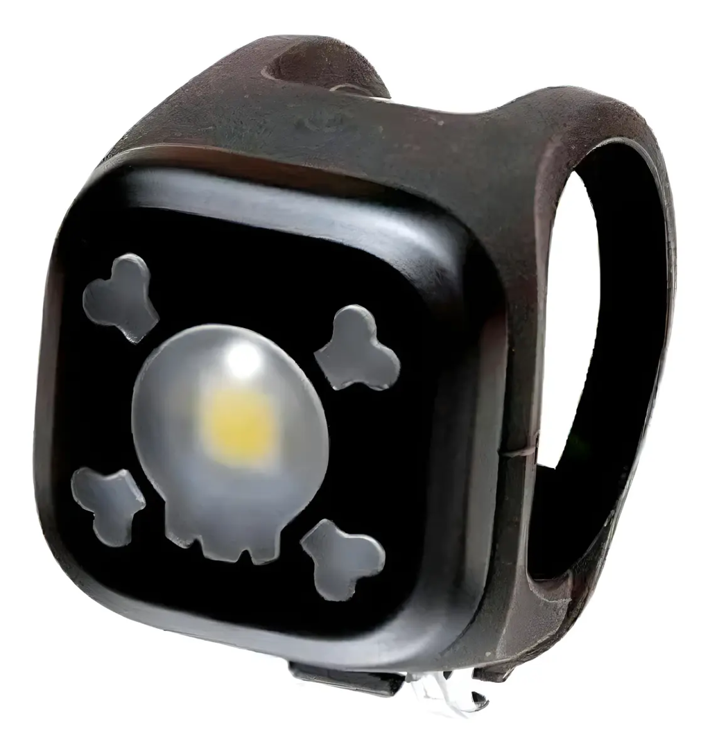Luz LED Delantera Bicicleta Knog Blinder 1 Skull Recargable USB 20 lm