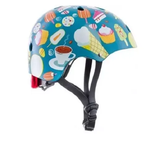Casco Infantil Hornit Bici Monopatin Skate Luz Trasera